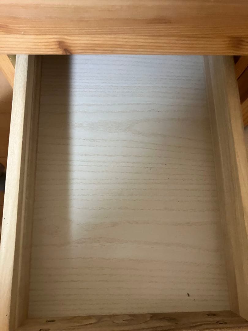 格安　無印良品 机 パイン材デスク・キャビネット