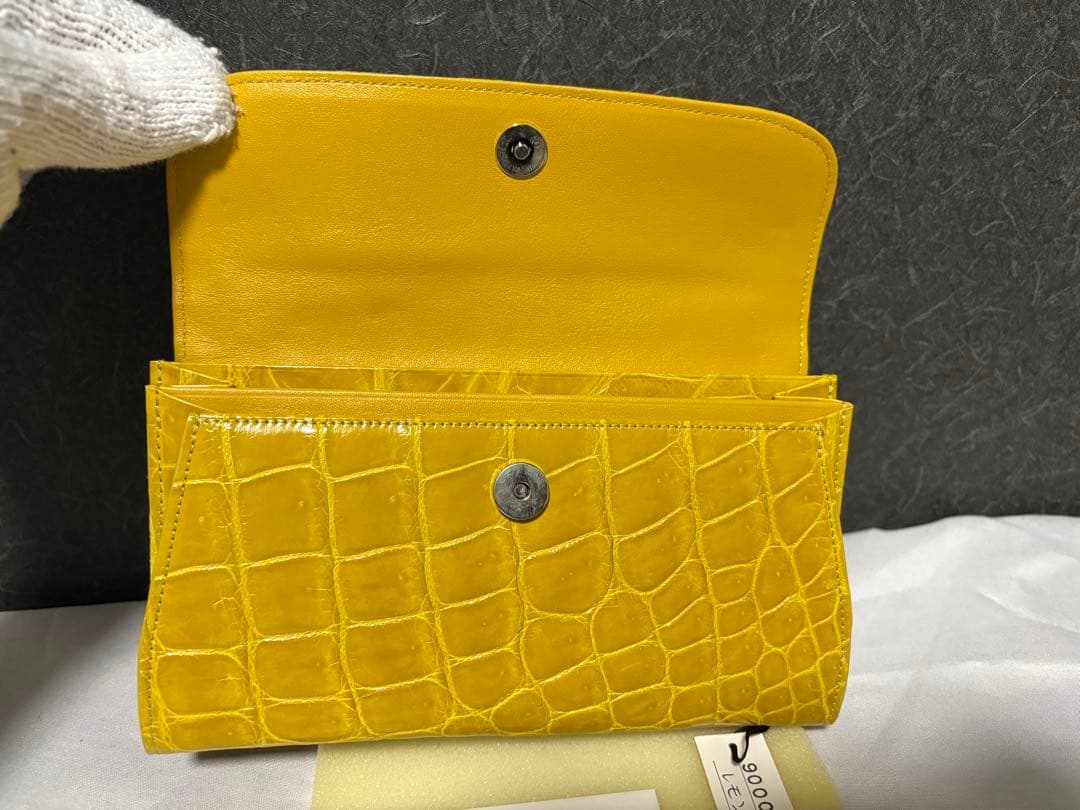 金運UP⭐︎WATAICHI クロコダイル　長財布　メンズ　レディース