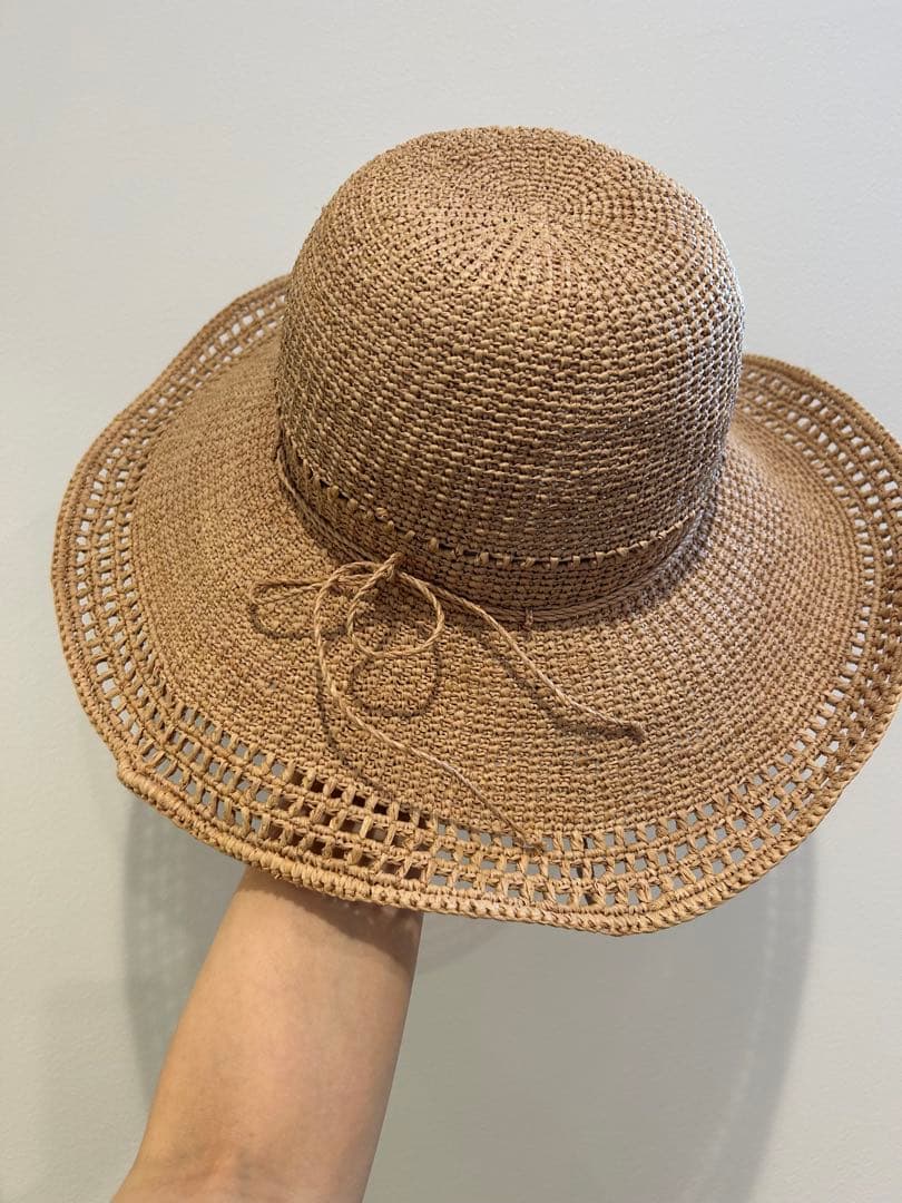 わ*め様 ヘレンカミスキー　麦わら帽子　フリーサイズ