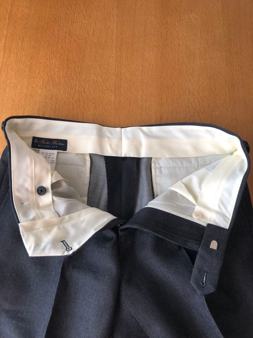 スーツ Brooks Brothers denim fabric fit wool