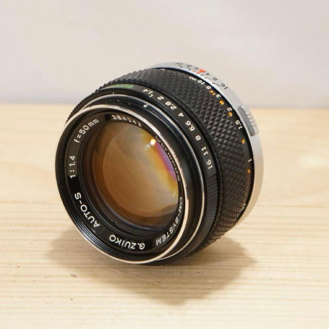 【動作確認済/説明書付】OLYMPUS OM-1 変圧アダプタ付き