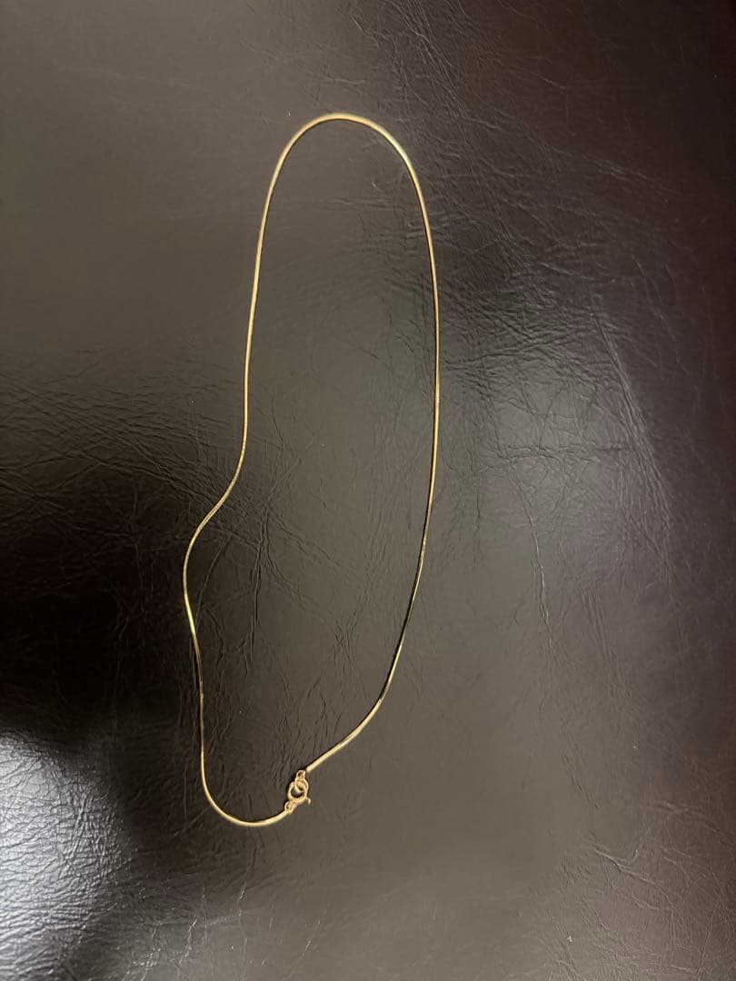 K18コンパクトチェーン ネックレス太40cm