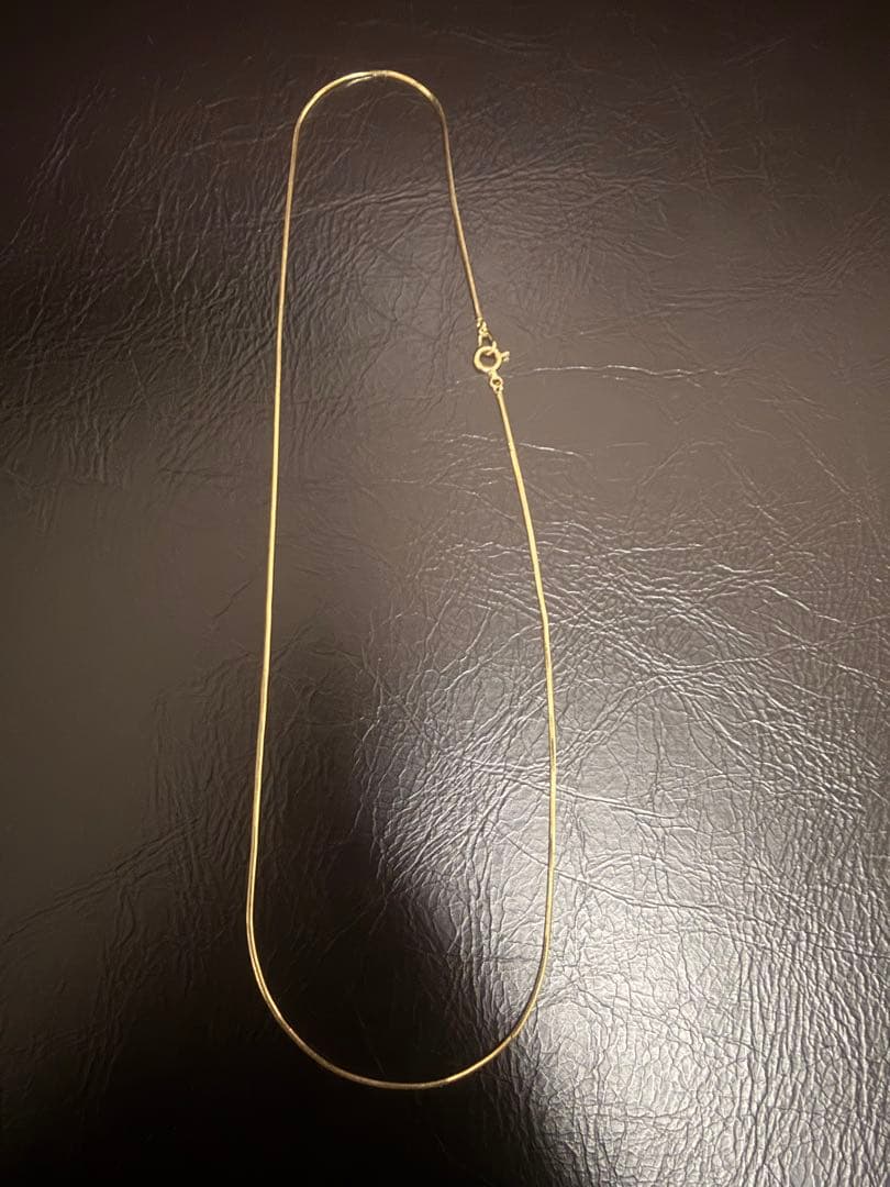 K18コンパクトチェーン ネックレス太40cm