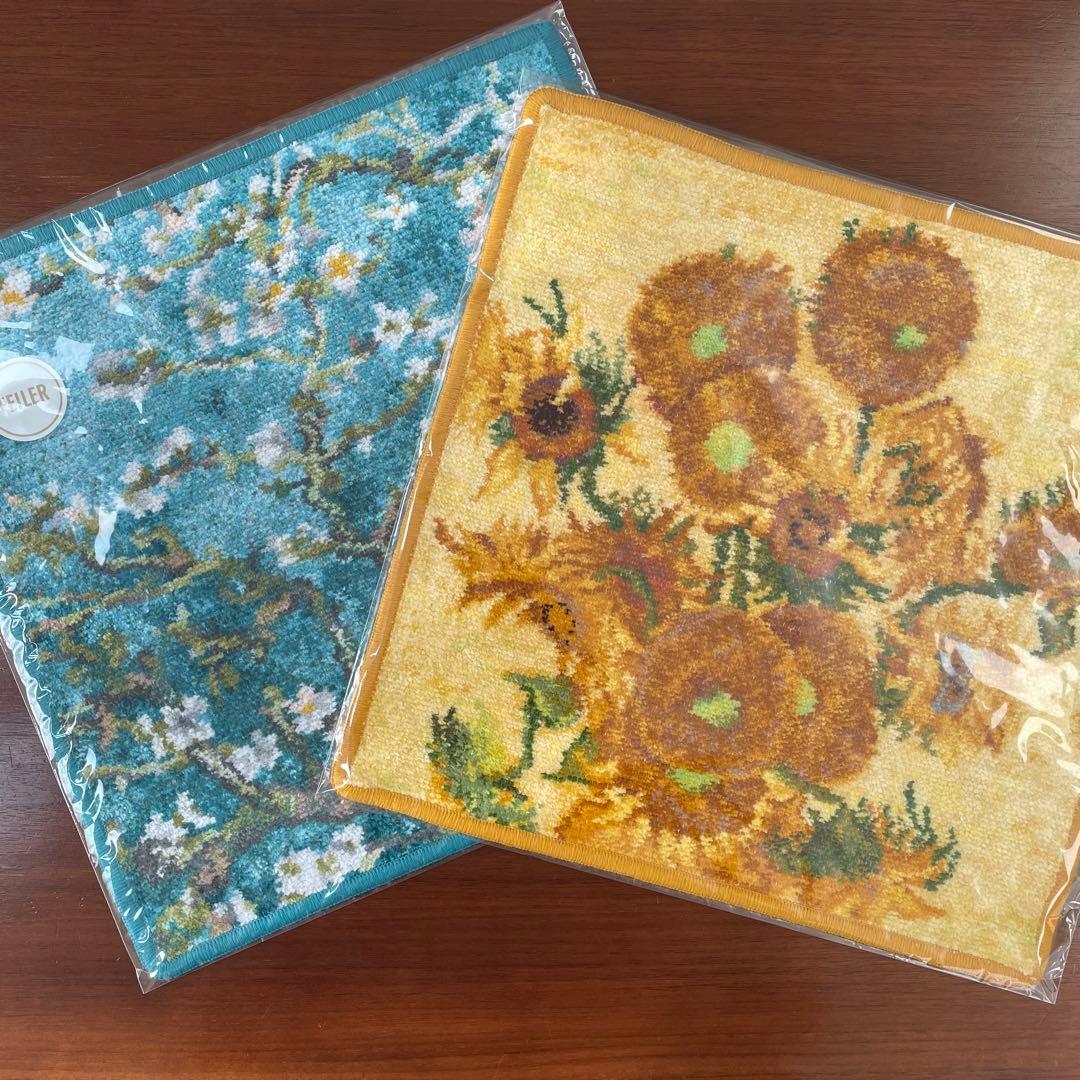 【2枚セット⭐︎】FEILER×ゴッホ ハンカチ 限定品