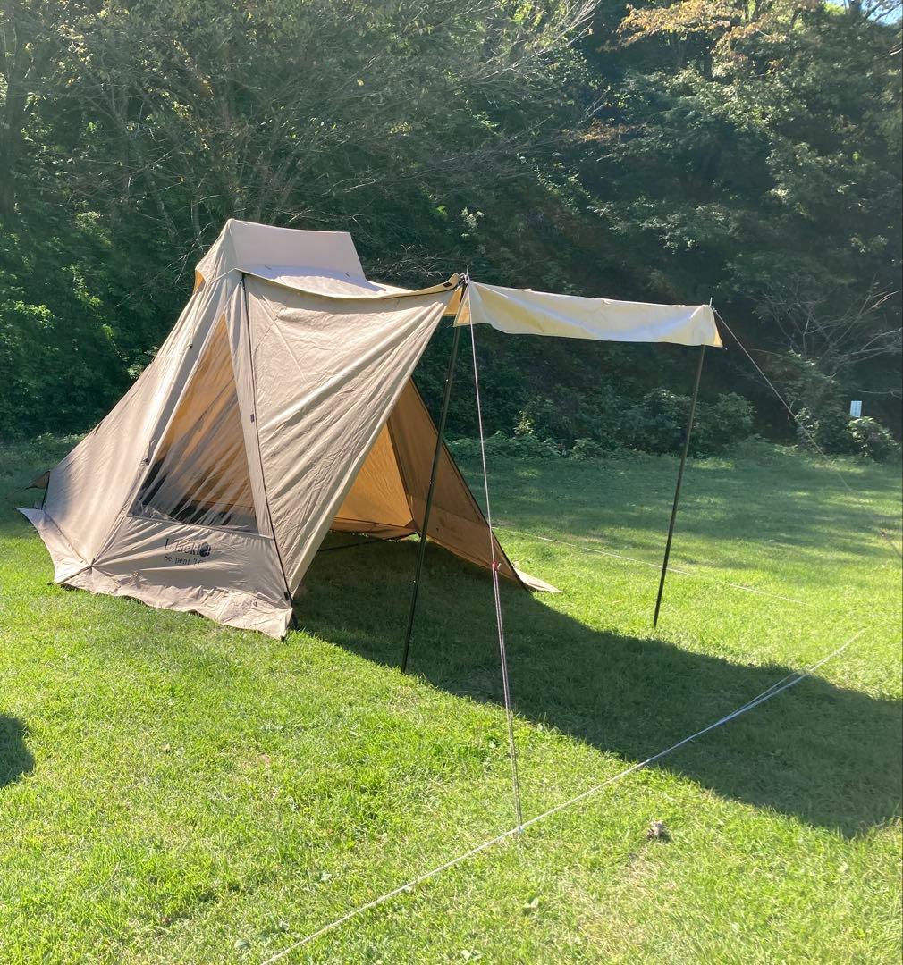 UJack、TC(ポリコットン) ワンポールテント　サーペントTC サンドカラー