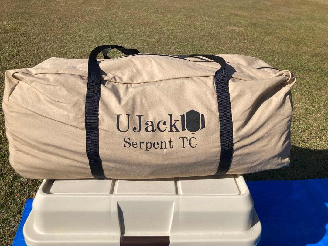 UJack、TC(ポリコットン) ワンポールテント　サーペントTC サンドカラー