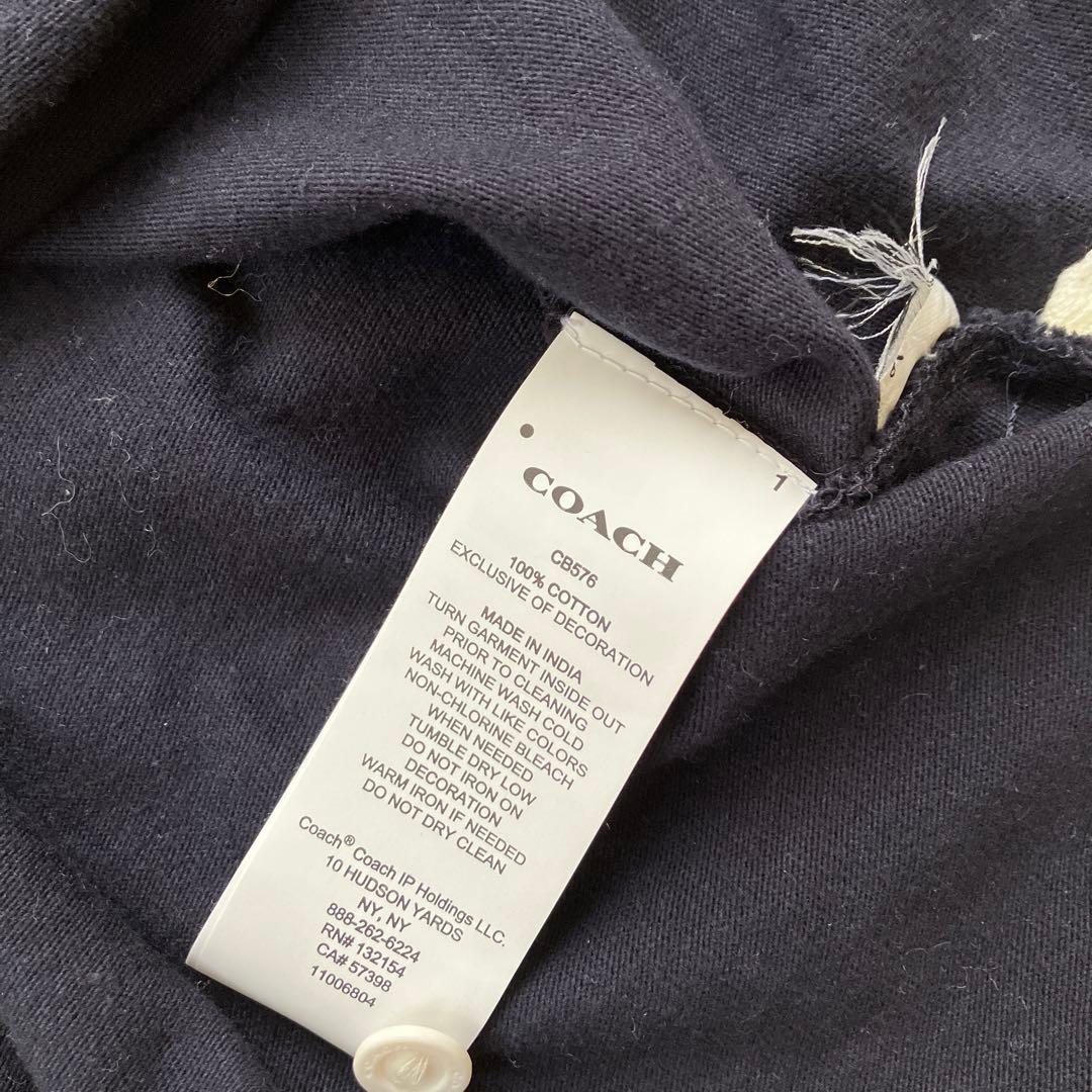 新品未使用品　レディース　coach ラガーシャツ　XS