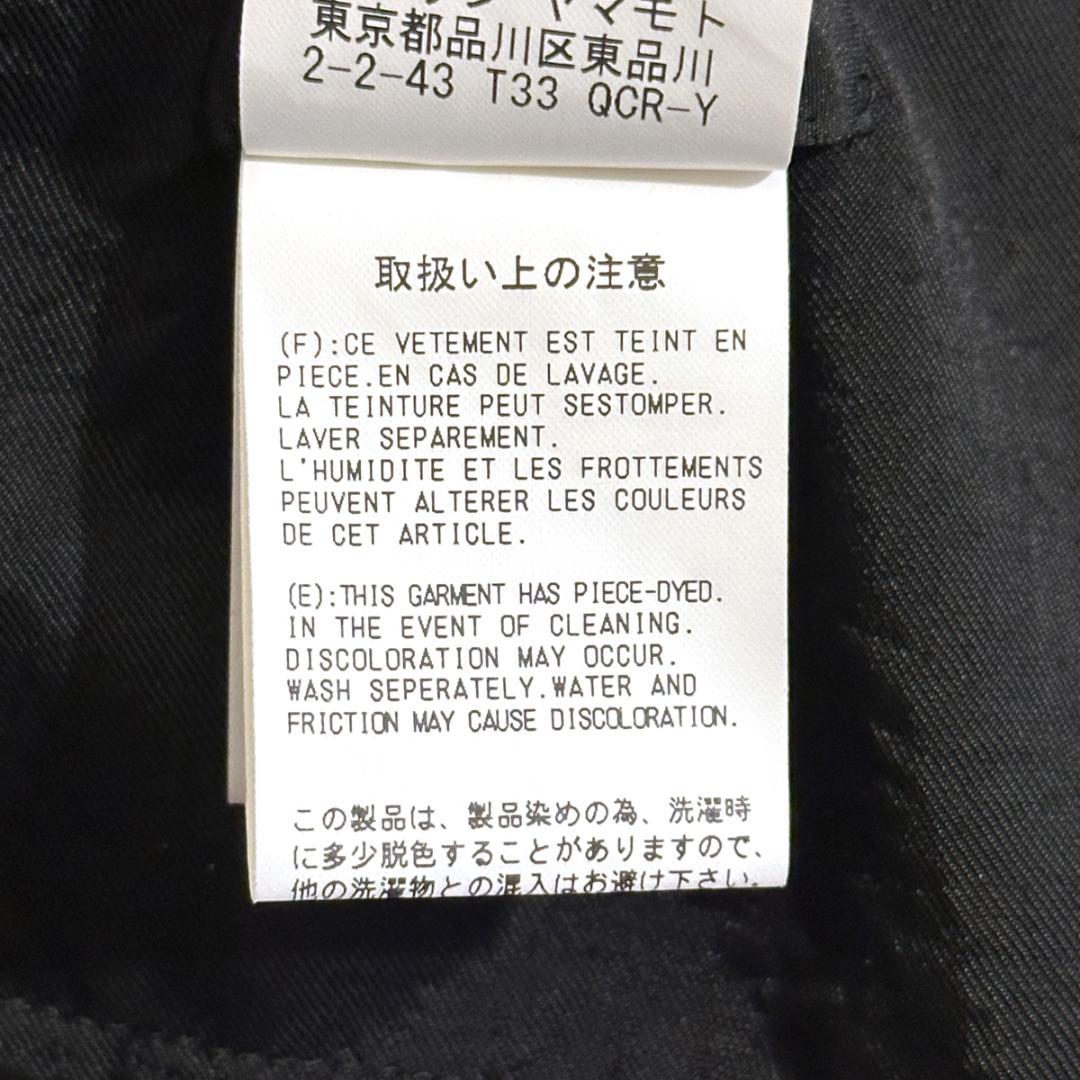 Y’s 2021SS コート　黒　サイズ1　HR0405