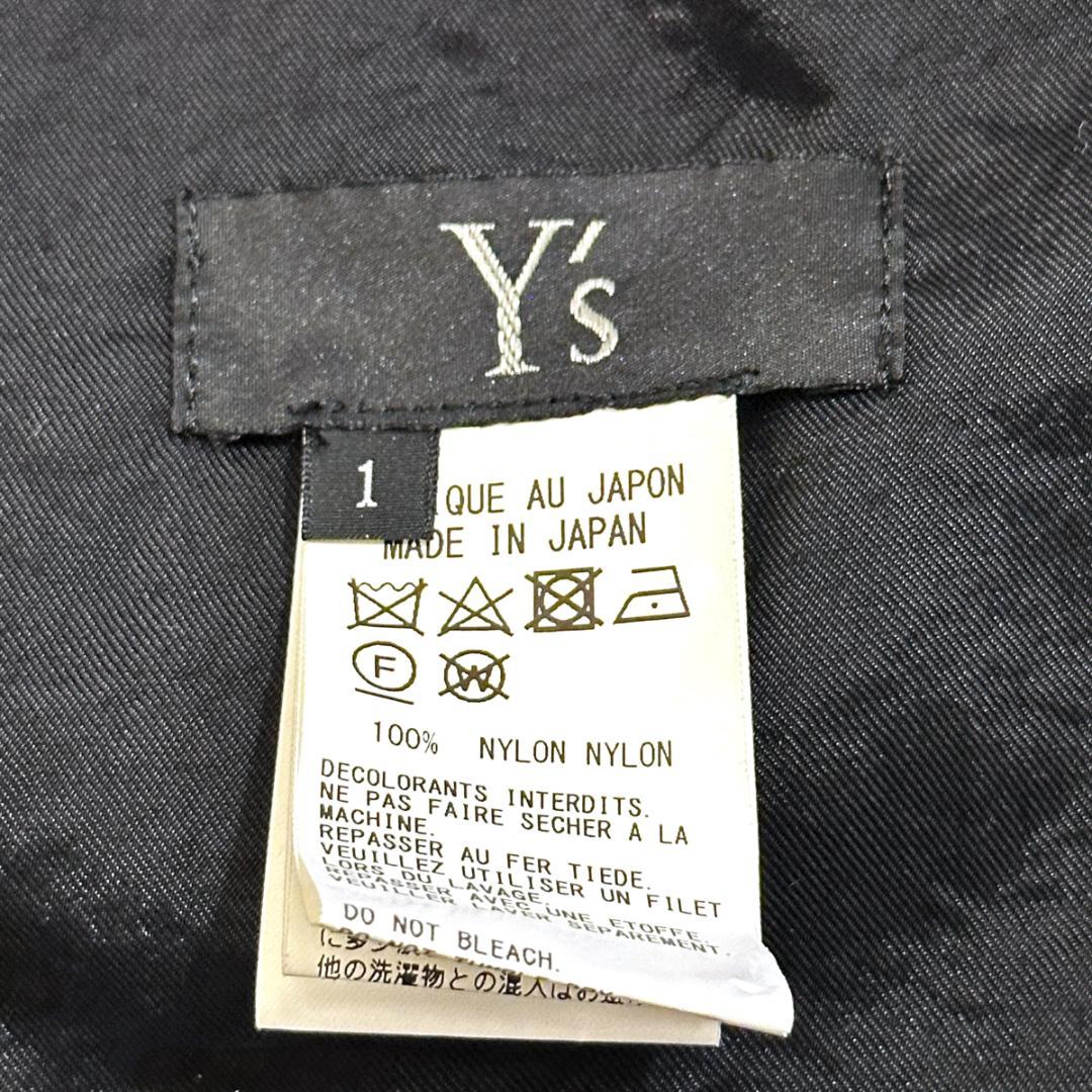 Y’s 2021SS コート　黒　サイズ1　HR0405