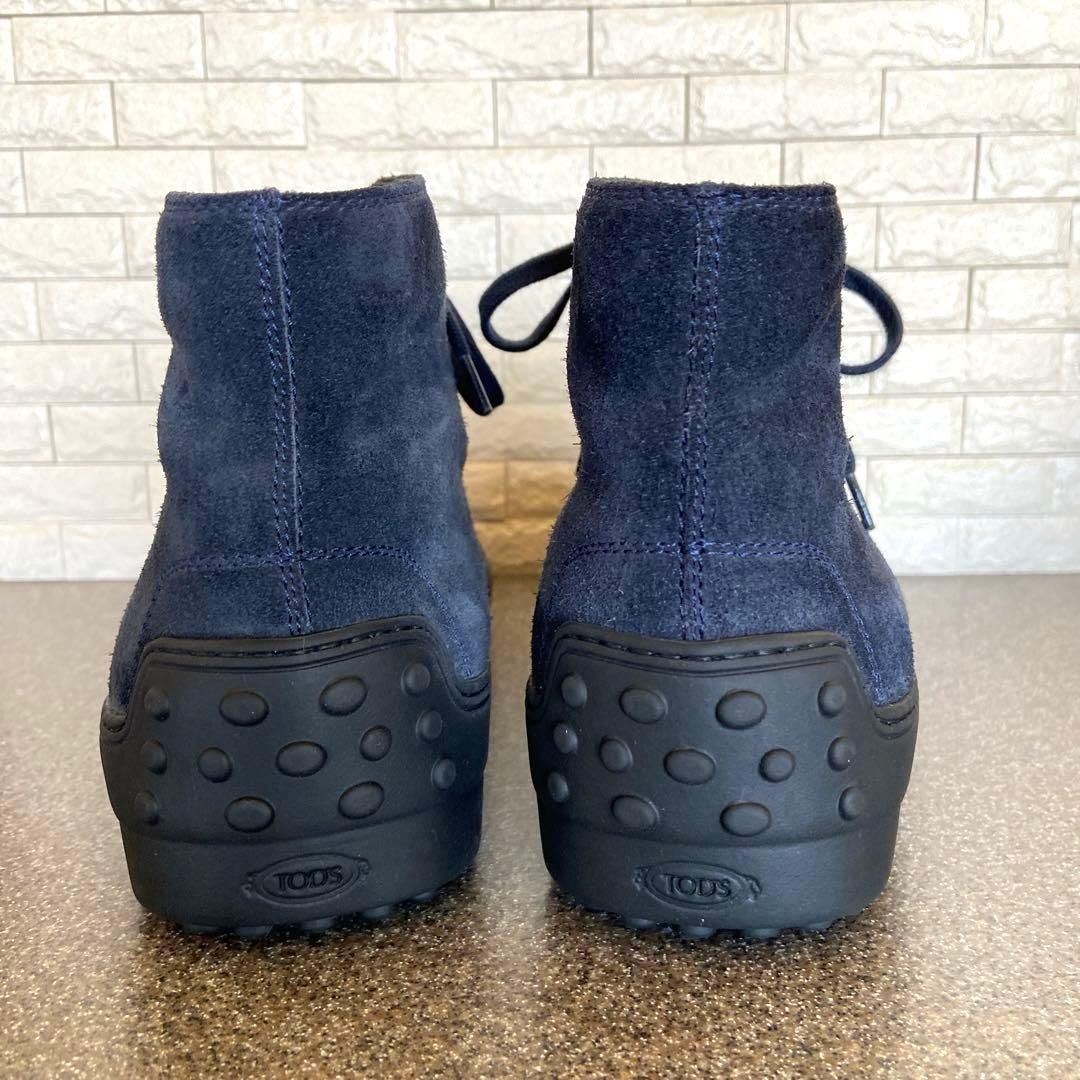 TOD'Sトッズ　ペブルスエードショートブーツ　チャッカブーツ　デザートブーツ