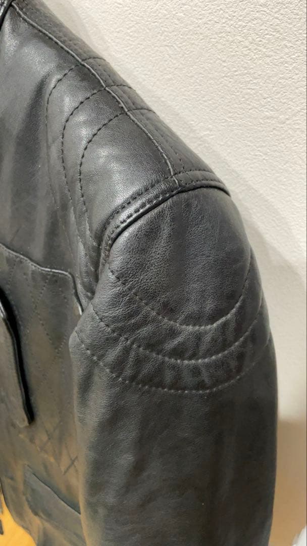 【美品・廃盤】デイトナ DL-501 スクランブラージャケット 本革 黒 M