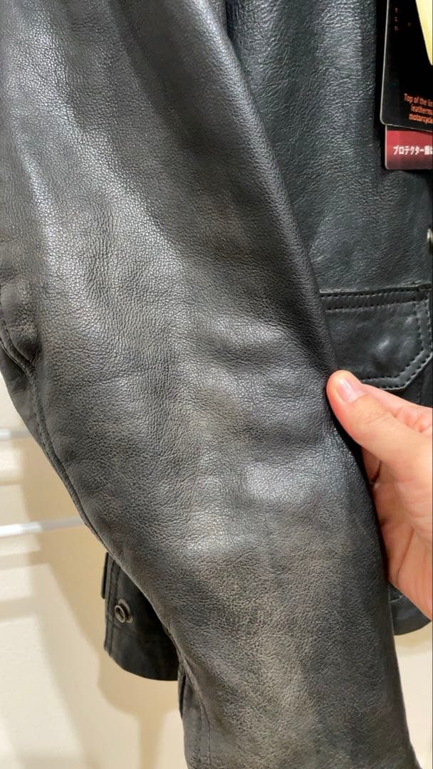 【美品・廃盤】デイトナ DL-501 スクランブラージャケット 本革 黒 M