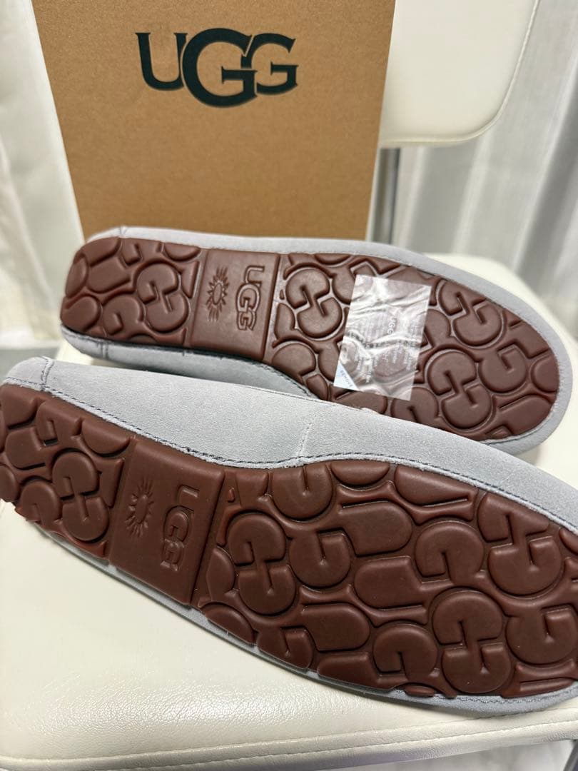 UGG W ANSLEY モカシン 8 ライトグレー【新品•今だけお値下げ❣️】