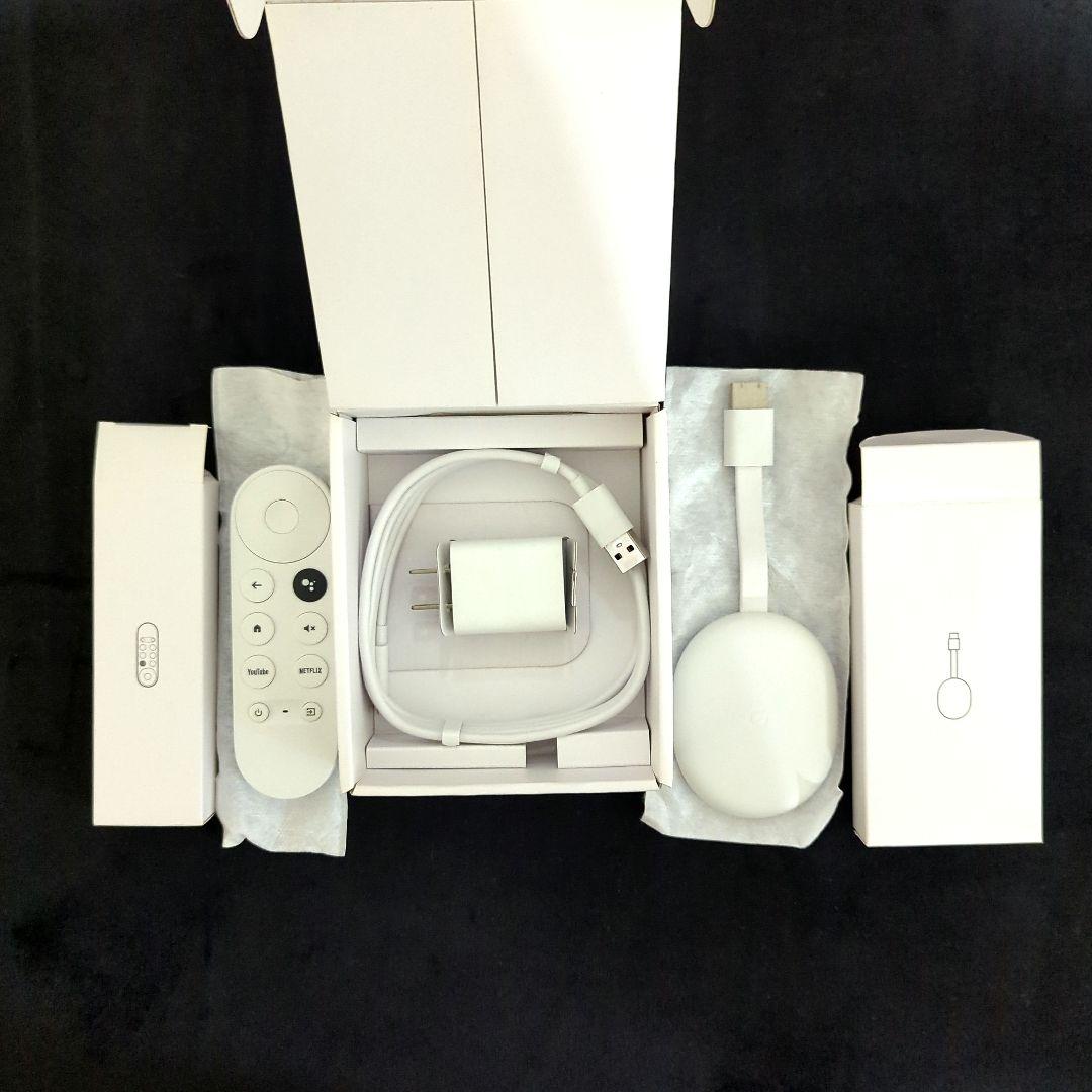 Google Chromecast GZRNL 4K リモコン付