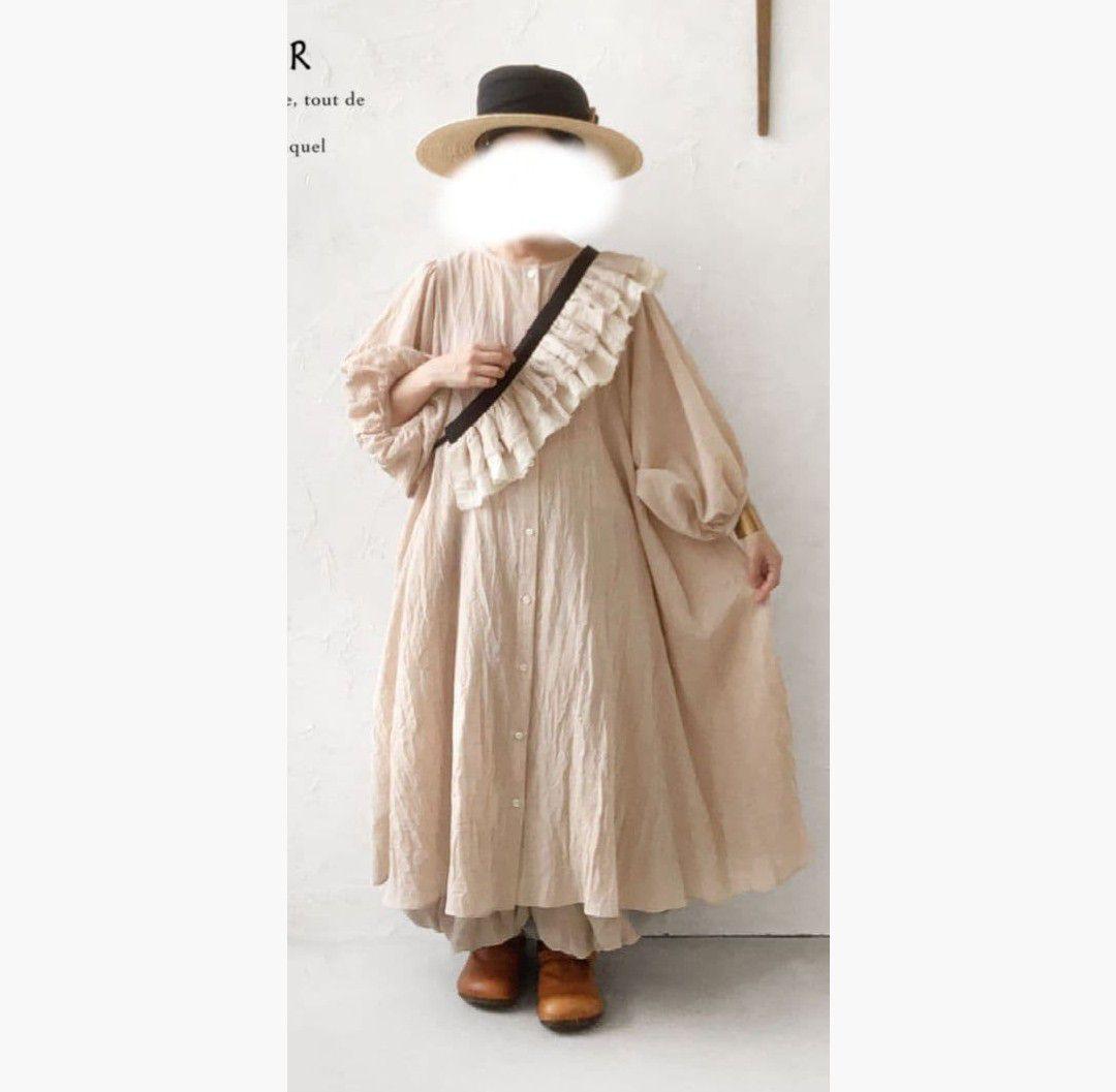 マルシェドゥスール MARCHE’DE SOEUR 付け襟つき2wayワンピース