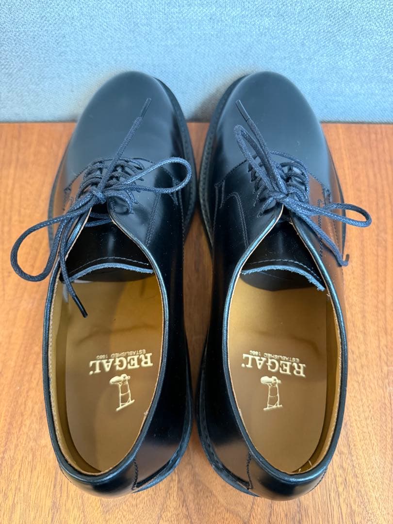 REGAL ブラック プレーントゥ定番　JU13AG 26cm 未使用品