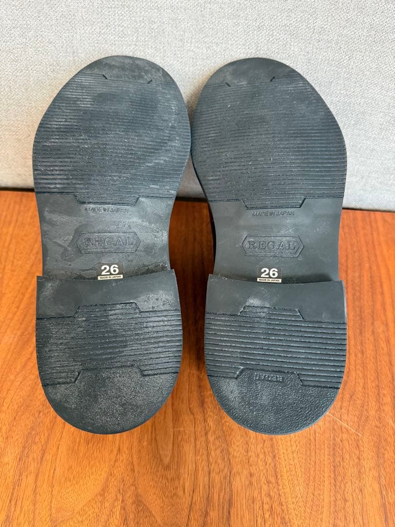 REGAL ブラック プレーントゥ定番　JU13AG 26cm 未使用品