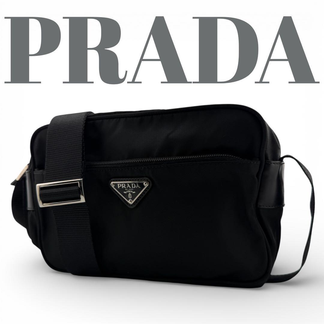 ✨極美品✨ PRADA プラダ テスートナイロン ショルダーバッグ クロスボディ