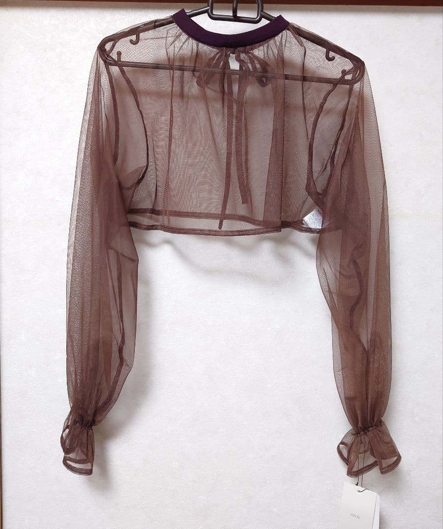 【etoll.】タグ付き　 3wayシフォンボレロ＆レースキャミドレス