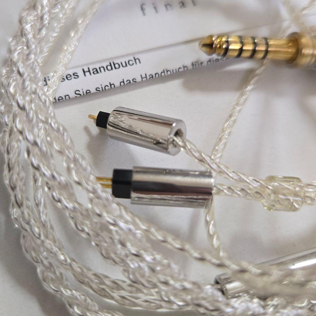 final C106 2Pin 1.2m 4.4mm イヤホンケーブル