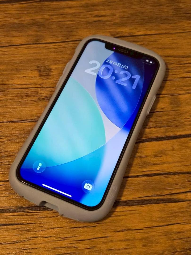 iPhone 12 64GB　ブルー　液晶化 バッテリー100％　iFaceつき