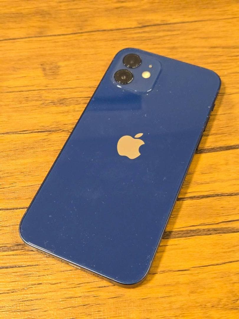 iPhone 12 64GB　ブルー　液晶化 バッテリー100％　iFaceつき