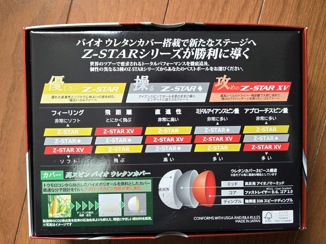 モコモコ(^_^)/ SRIXON Z-STAR XV 2ダース