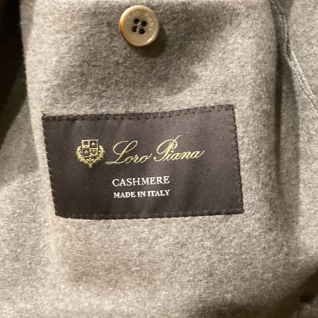 Loro Piana カシミヤ テーラードジャケット S グレー