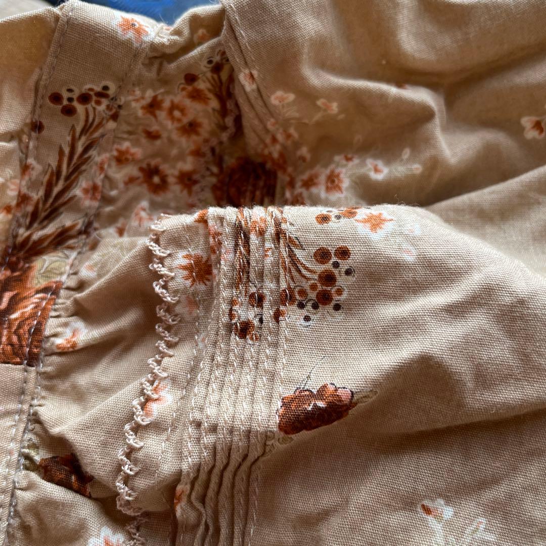 新品未使用品 希少カネコイサオ バラブーケフラワープリント ロングワンピース