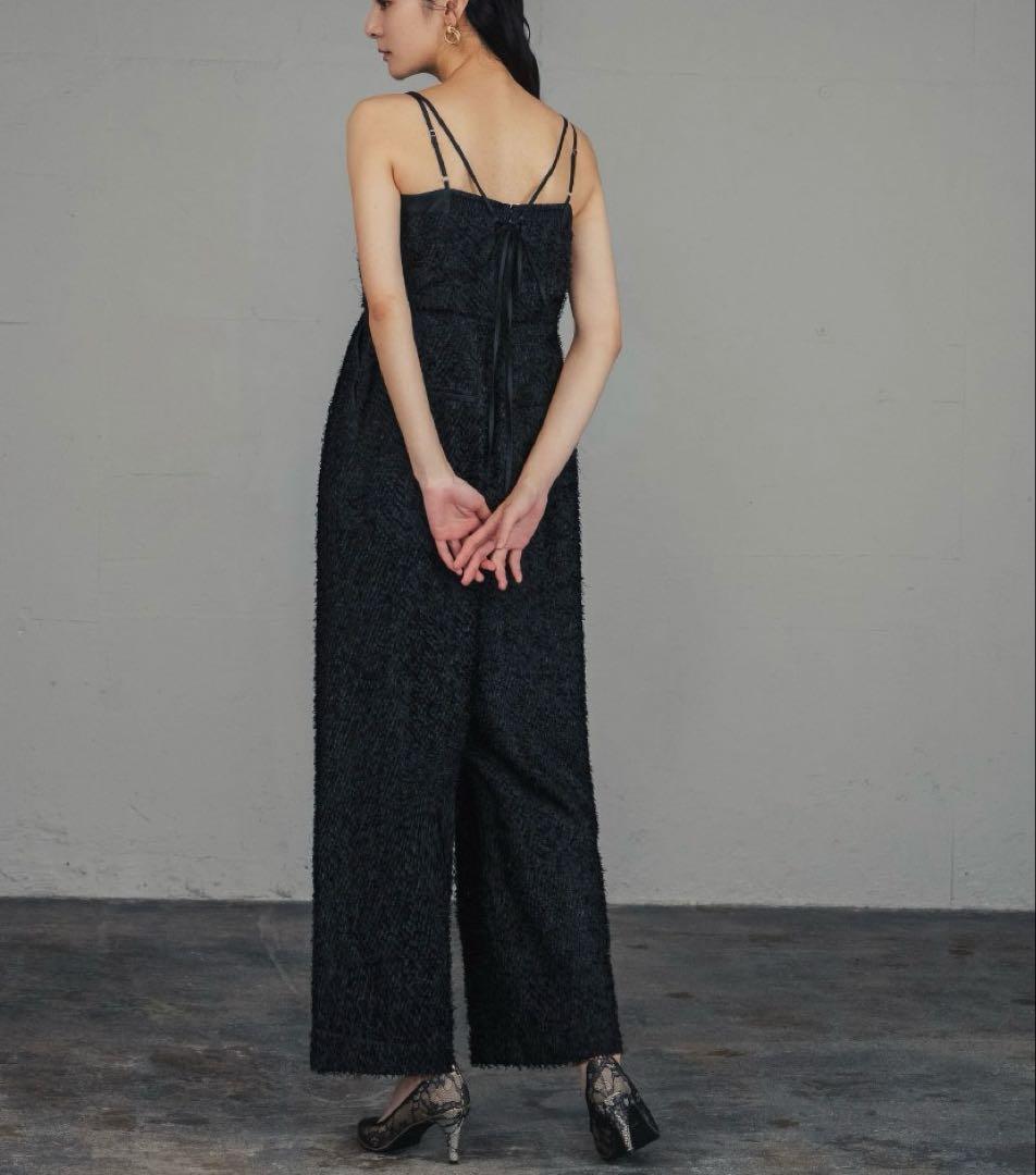 出品終了‼️新作シャギーオールインワンドレス パンツドレス ワイドパンツ 結婚式