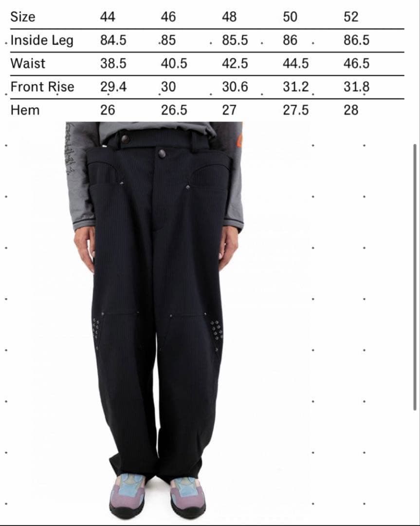 パンツ kiko kostadinov antharas wide trousers