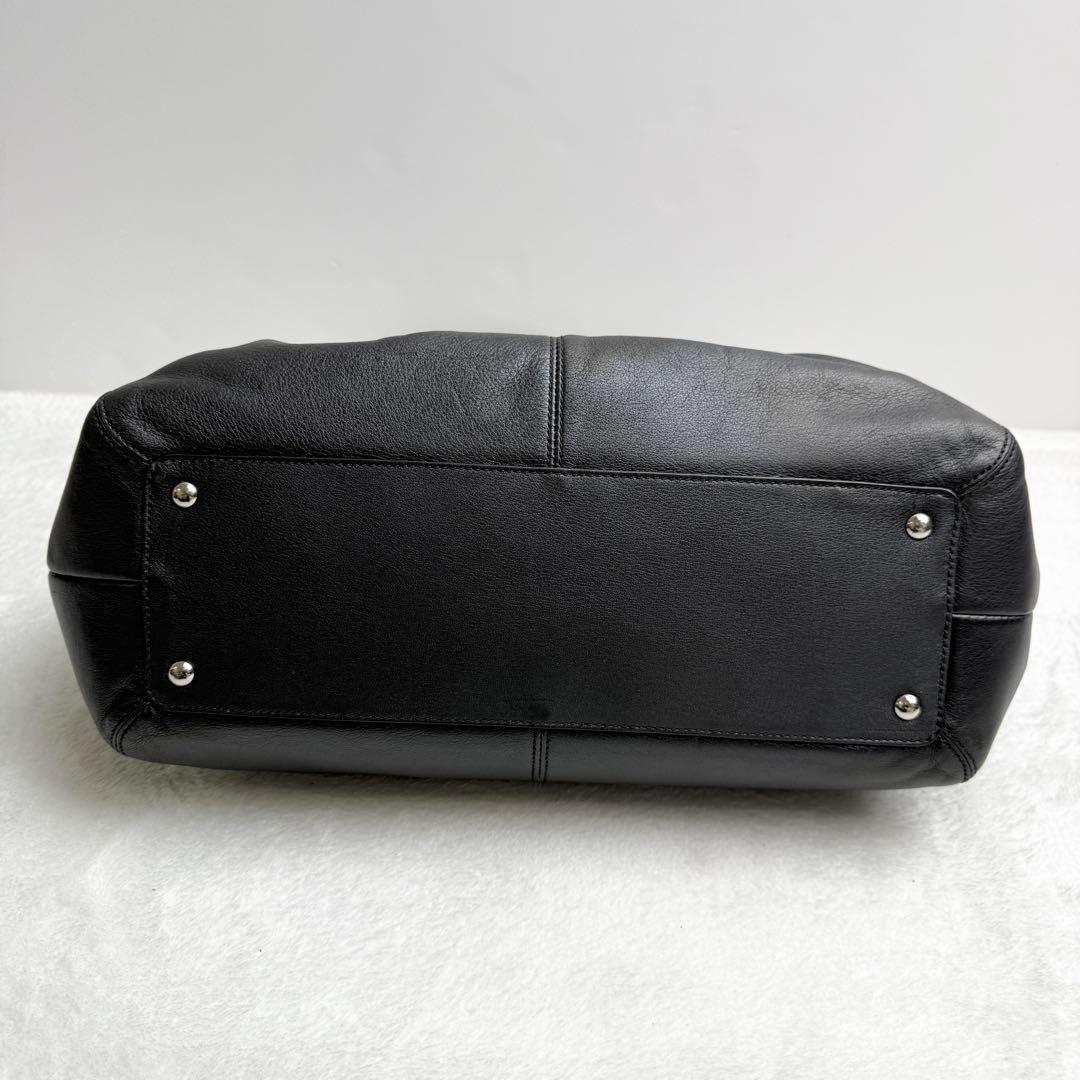 バッグ coach hand bag leather soho black y2k