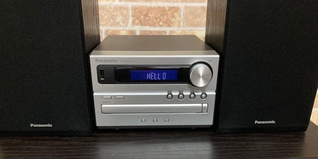 新品同様美品　Panasonic SC PM250 S CDステレオシステム