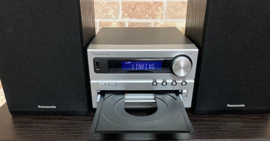 新品同様美品　Panasonic SC PM250 S CDステレオシステム