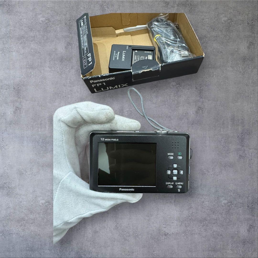 美品： Panasonic LUMIX DMC-FP1 ※動作確認済,充電器