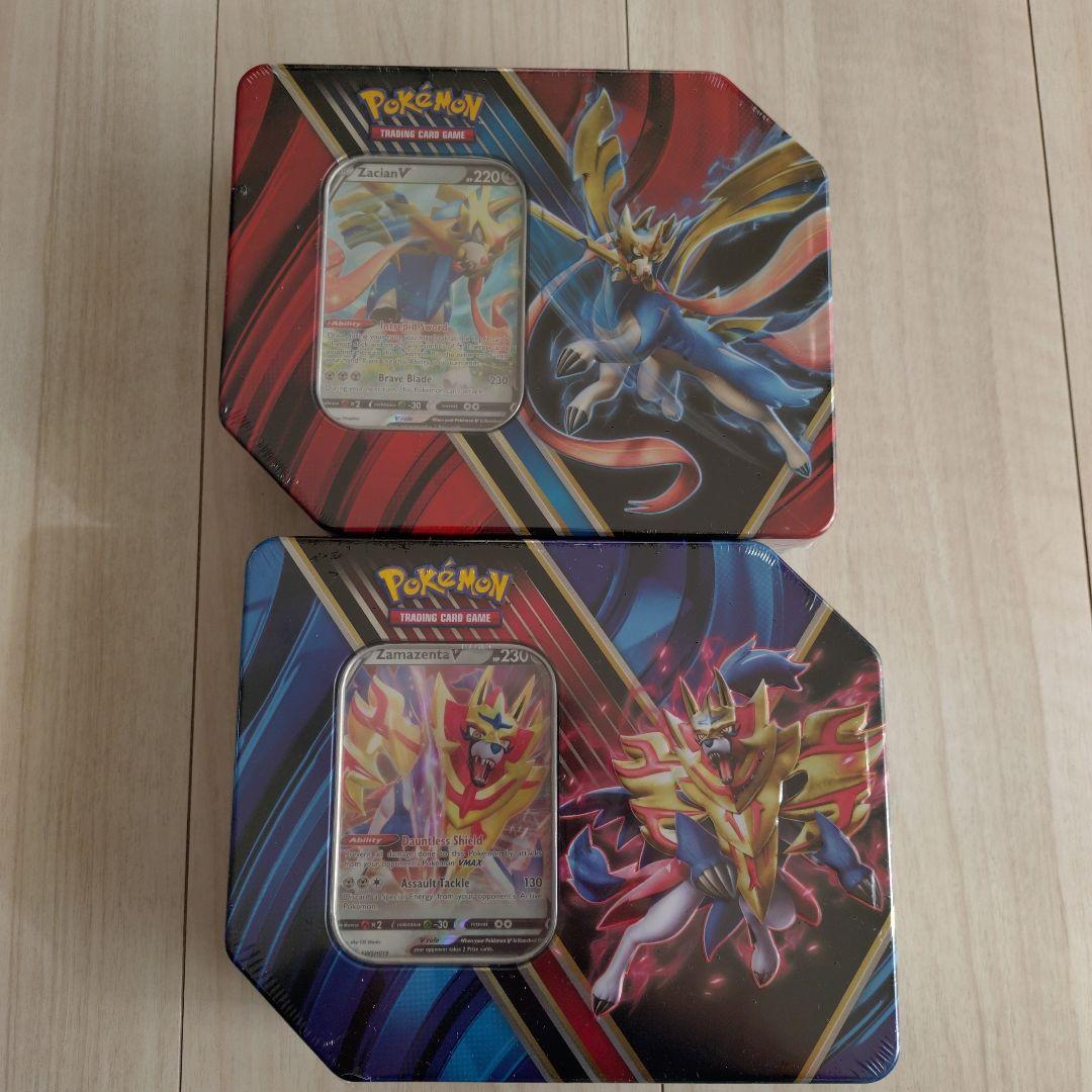 W缶！ザマゼンタV & ザシアンVブースターパック付特別仕様ティンセット