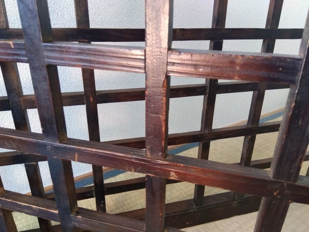 ヨ*ロ様 古民具 帳場格子 江戸 明治時代 旅宿 庄屋