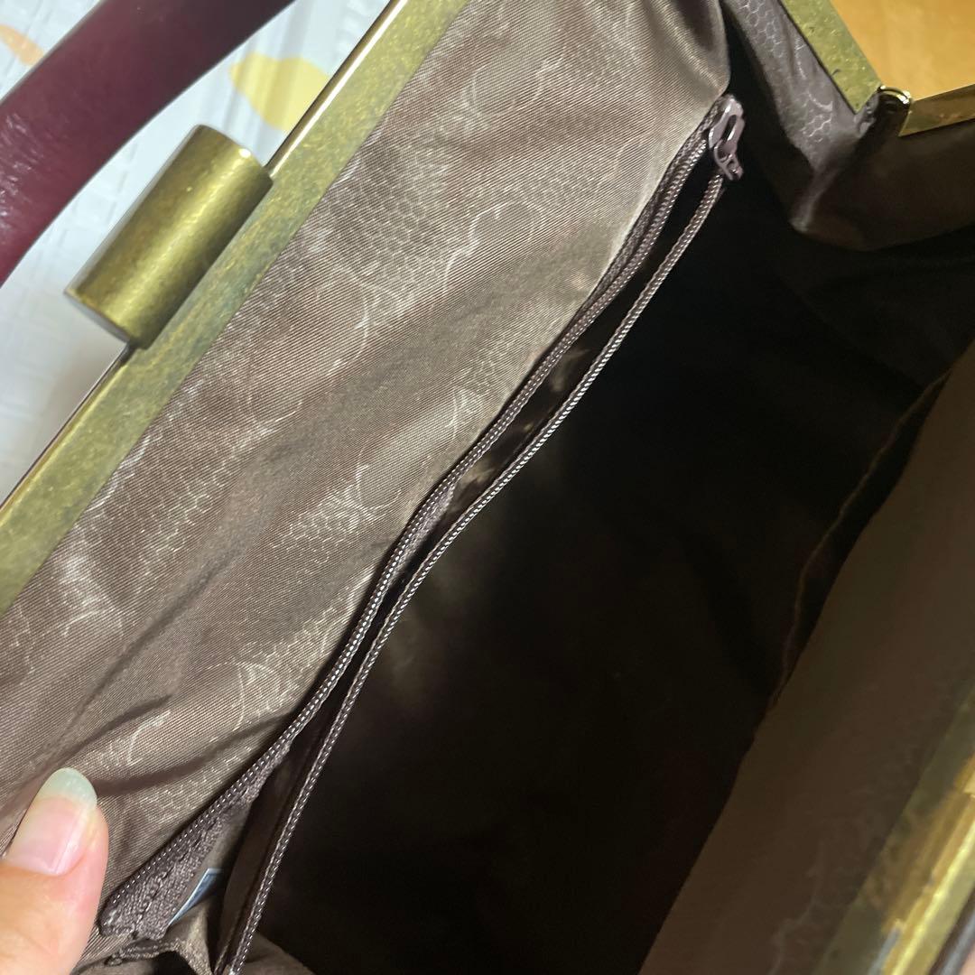 ANNA SUI ショルダーバッグ ハンドバッグ 2way レザー がま口