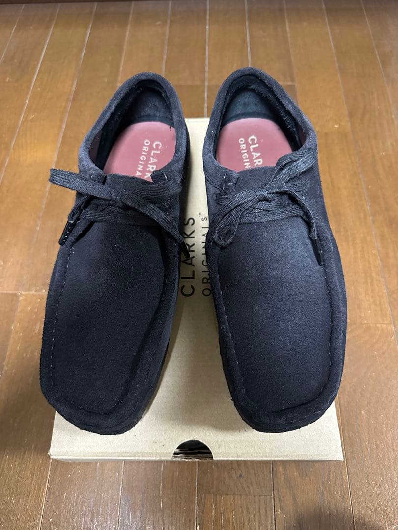 Clarks Originalsクラークスワラビー27cm箱・替え紐付き