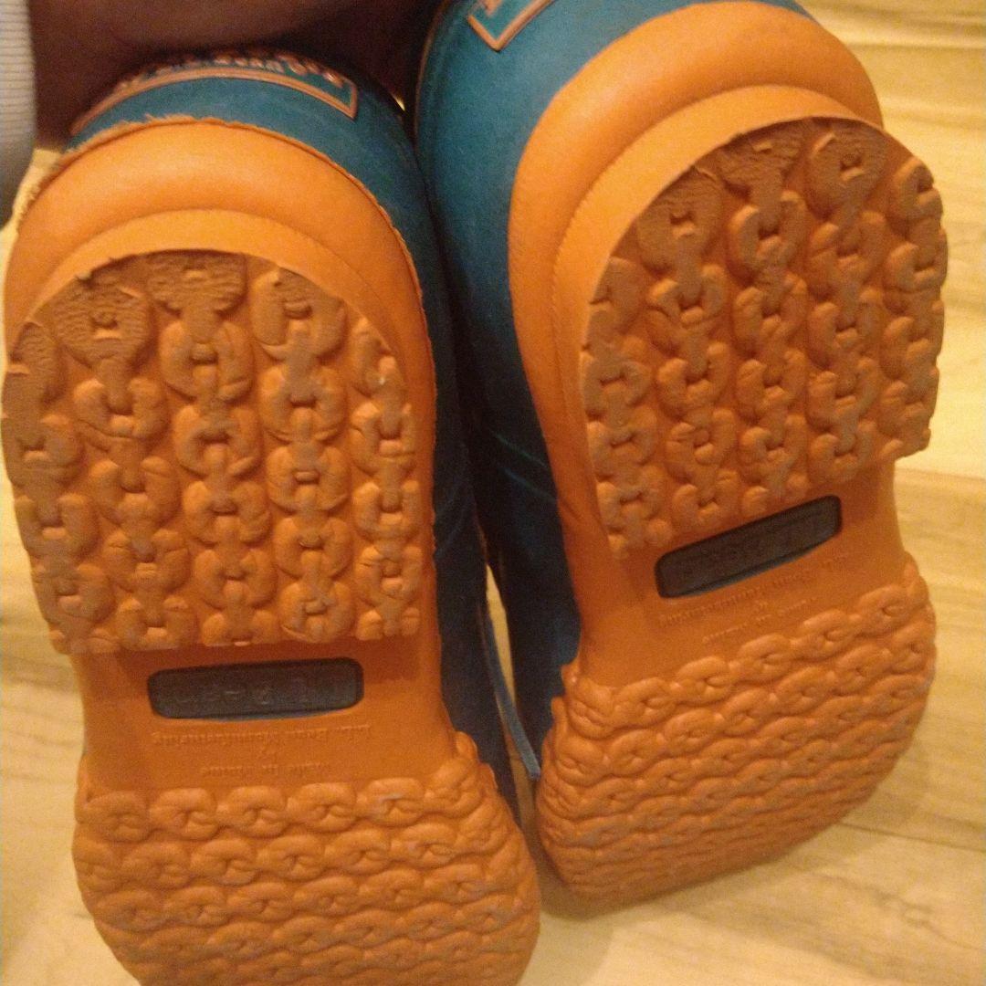 ビーンブーツ　LLBean　ガムシューズ　サイズ約２６センチ前後　オレンジ　緑