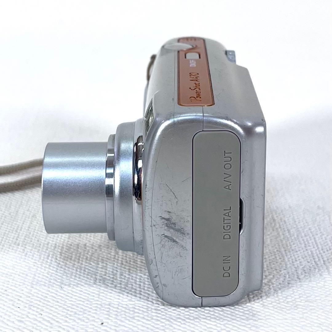 単三電池使用 動作確認済 Canon PowerShot A470 平成レトロ