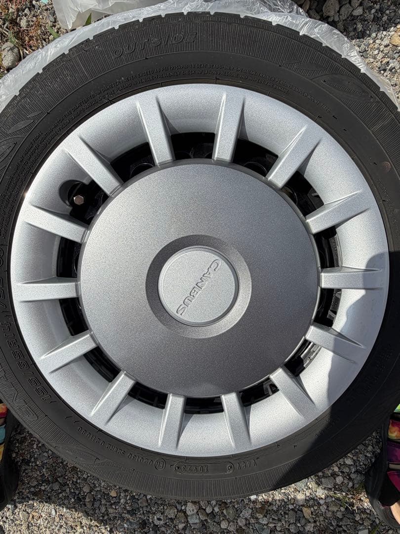 さ*ん様 ダイハツムーブキャンバス　純正ホイルタイヤ14インチ4本セット