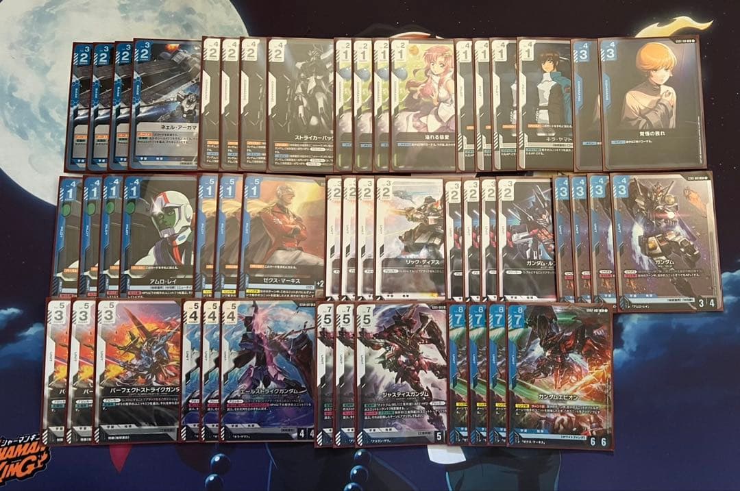 ガンダムカード 青白 白緑デッキ まとめ売り