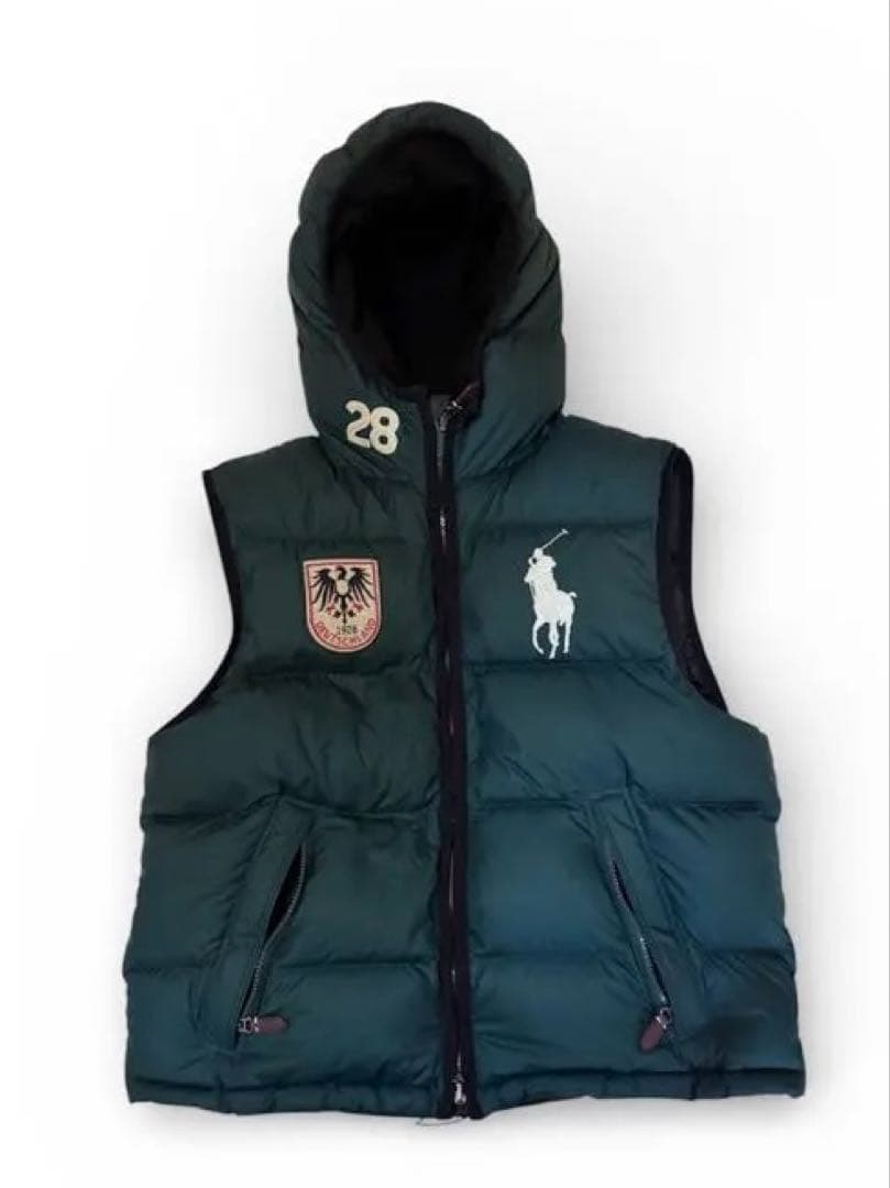 Polo Ralph Lauren フード付きダウンベスト L