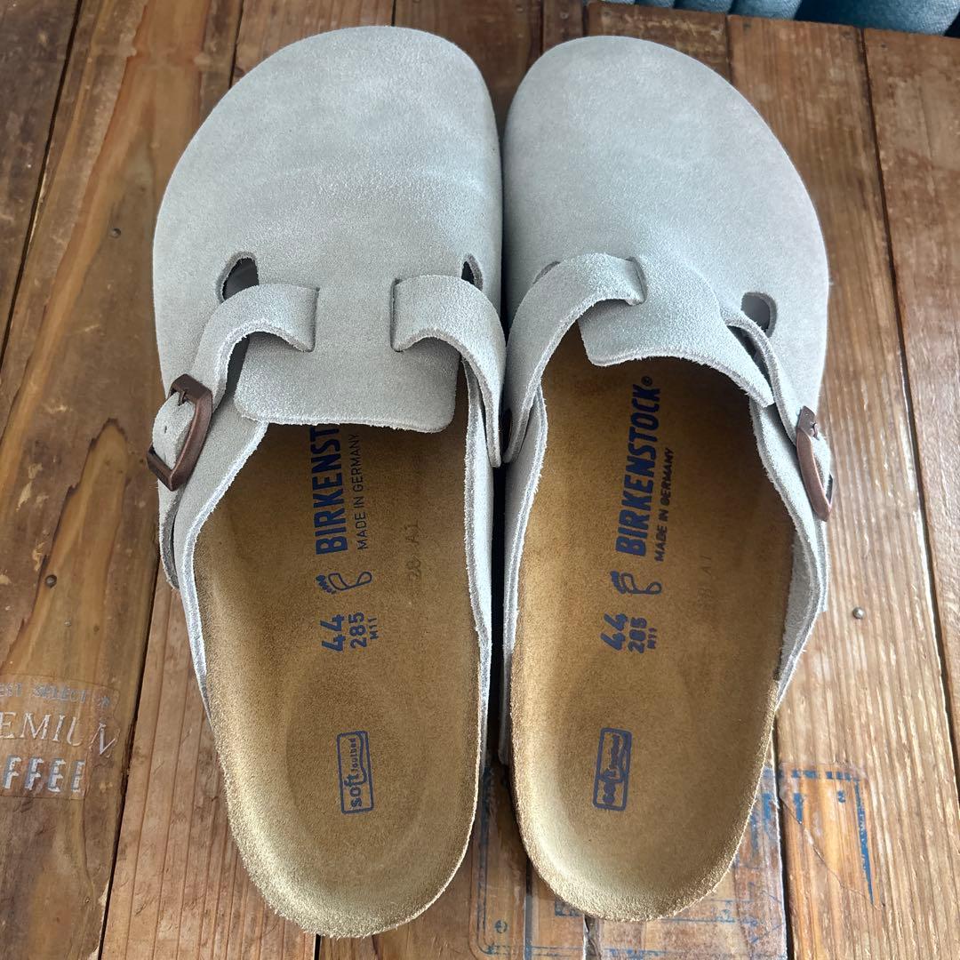 BIRKENSTOCK スエードサボサンダル 44 グレー