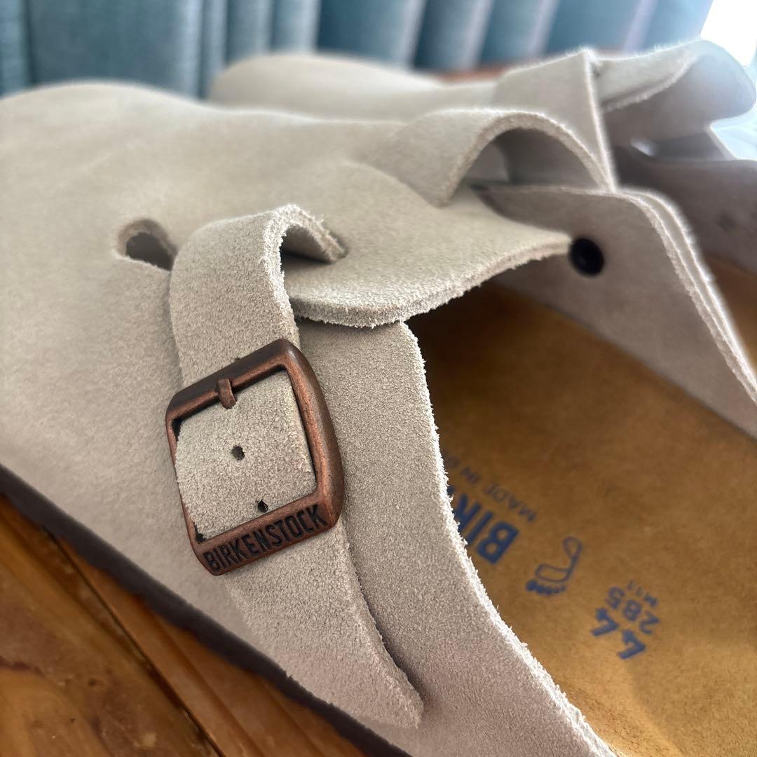 BIRKENSTOCK スエードサボサンダル 44 グレー