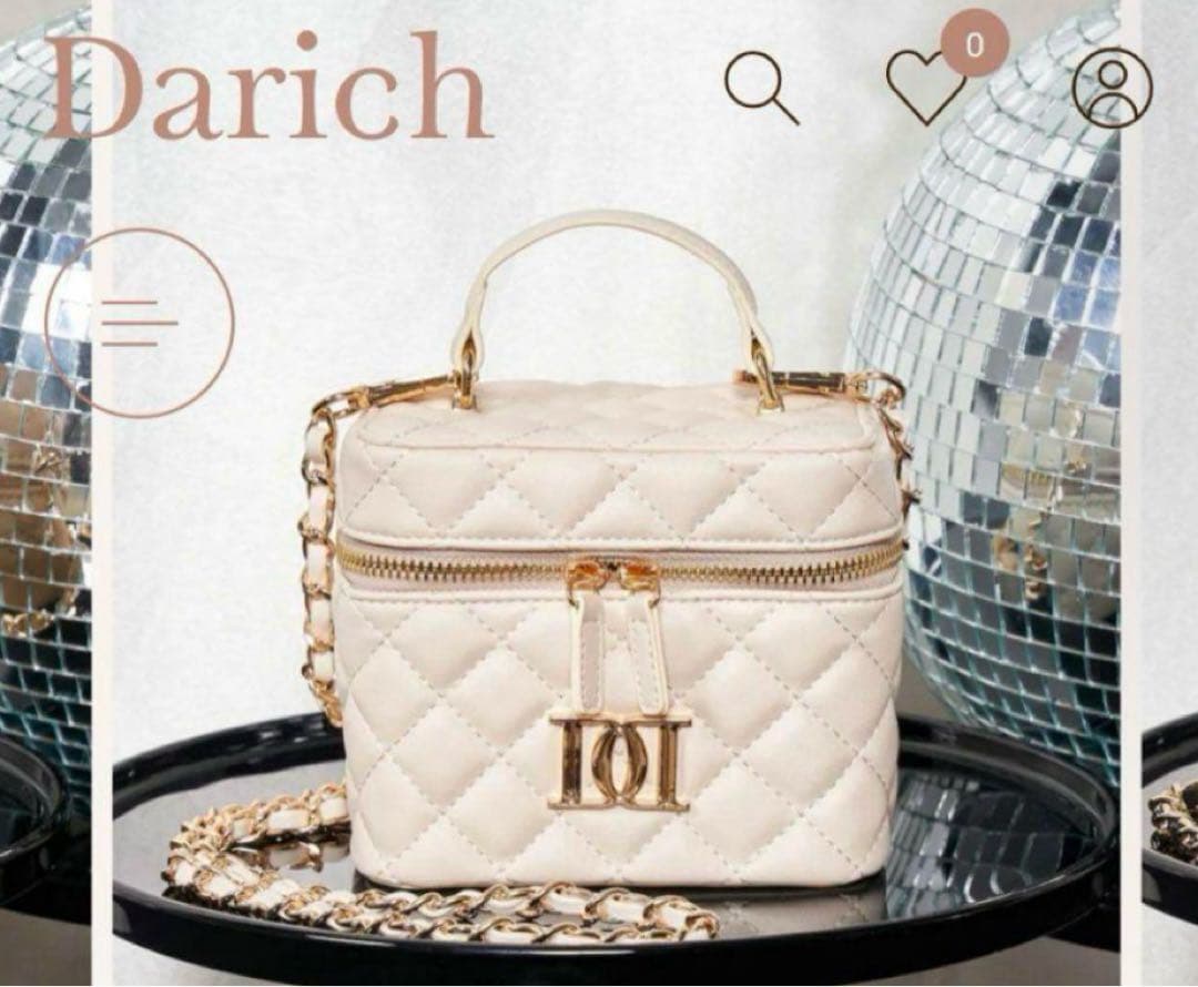 Darich キルティングスクエアミニバッグ IVO ダーリッチ