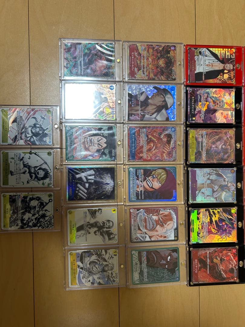 ワンピースカード　引退　マグネットローダー等すべて。コミパラ　説明文お読み下さい