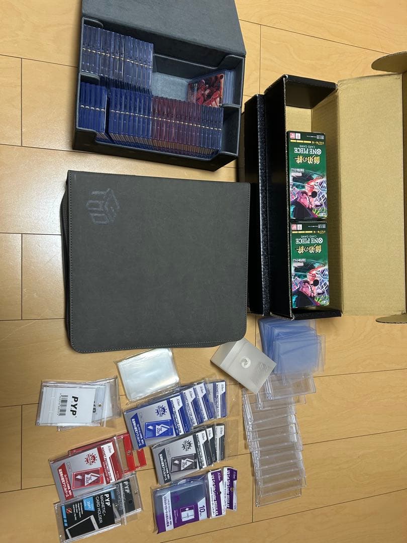 ワンピースカード　引退　マグネットローダー等すべて。コミパラ　説明文お読み下さい