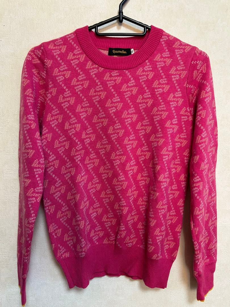 Resurrection ピンク セーター